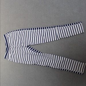J.Crew blue and white leggings